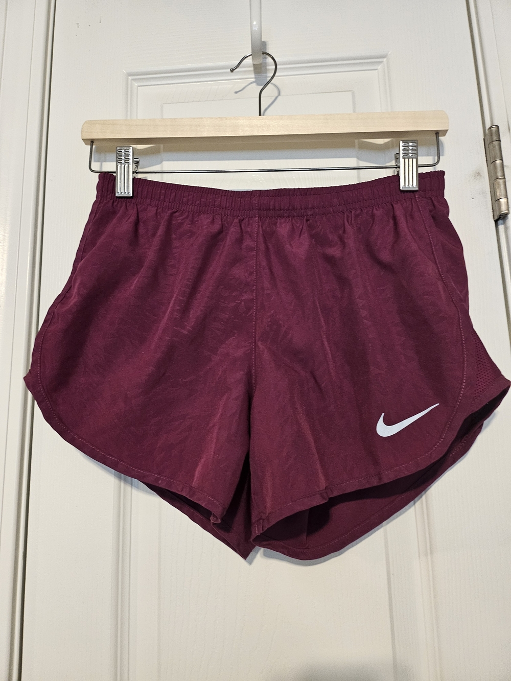 Nike Women's Plum Maroon Athletic Shorts